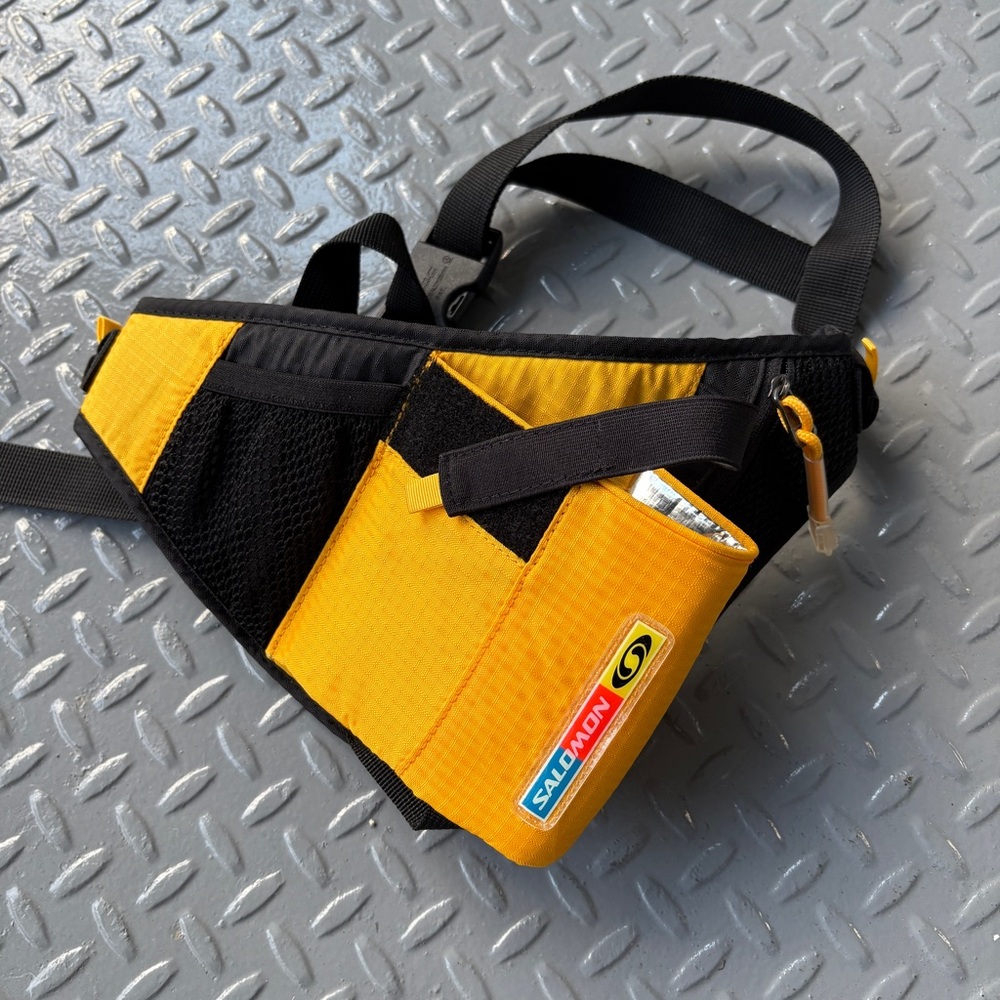 Salomon Men's Cross-Body Bag in Yellow and Black